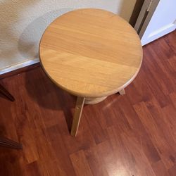 Adjustable Wooden Stool