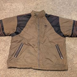 Men's rare vintage 80s Adidas Originals insulated jacket. Size XXL
