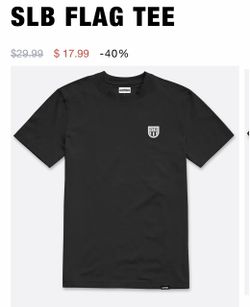 Etnies SLB Flag Tee Black T-Shirt