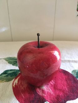 Apple decoration ceramic hablo español