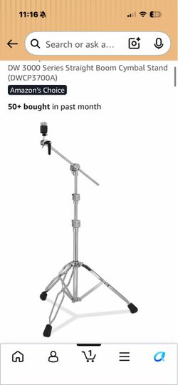 DW 3000 series straight boom cymbal stand