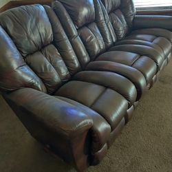 Leather Couch 