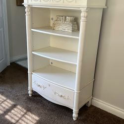 White bookcase