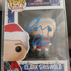 Chevy Chase Hand-signed Funko 