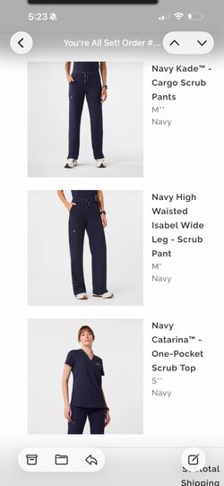 Figs Navy Blue