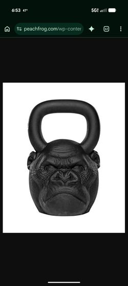 Discontinued Onnit Primal Iron Kettlebell Gorilla 72 lbs