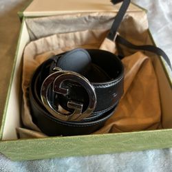Gucci Black Belt