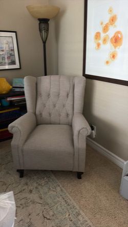 Upholstered occasional chair