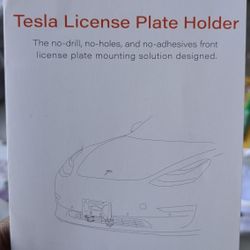 Telsa license Plate Holder