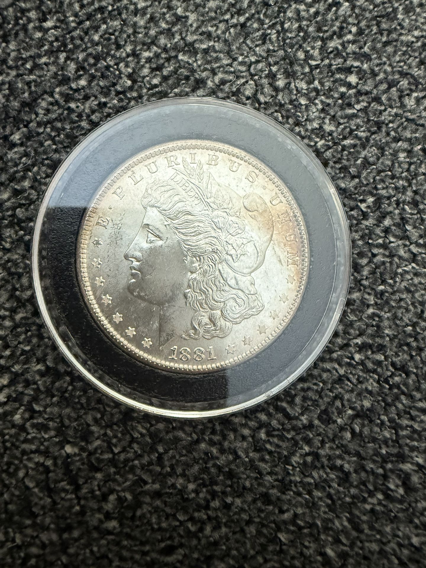 1881 S Morgan Silver Dollar BU