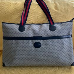 Gucci Vintage Tote Weekender Bag