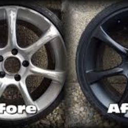 Plastic dip your rims for a better look