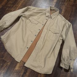 Vintage St John Bay Fleece Lined Button Up XL