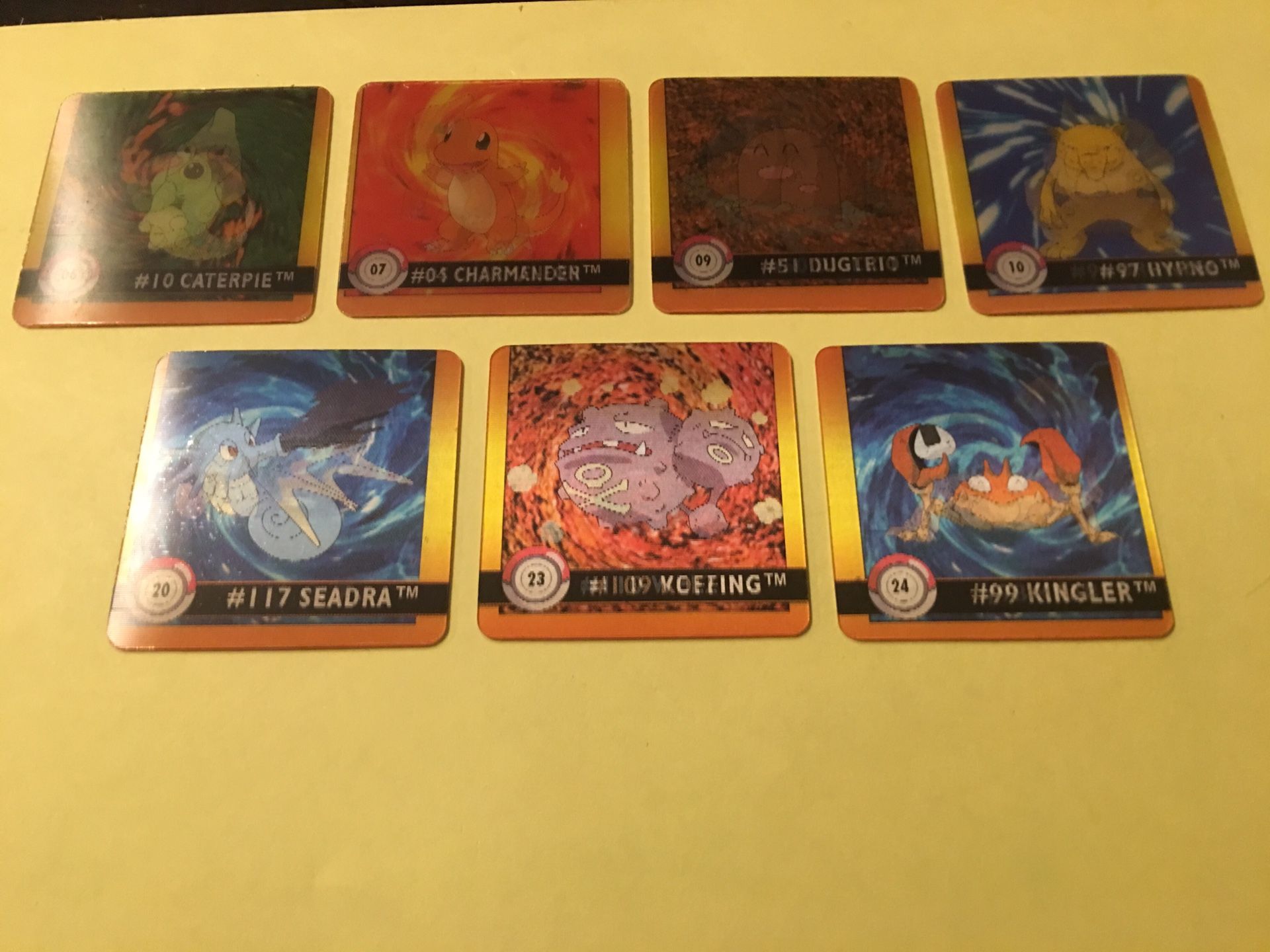 7 Pokémon Premier Edition - LENTICULAR ACTION FLIPZ