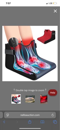 Red Light Therapy For Feet – 630 LED Chips, Dual Wavelength (660nm+850nm) Infrared Red Light Therapy For Foot & Ankle Pain Relief, Full Coverage Neuro