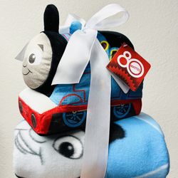 Thomas The Train Plushie w/ 60” x 60” Throw Blanket