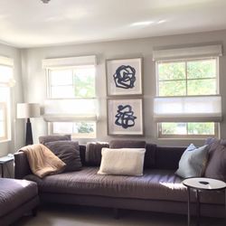 Crate And Barrel Sofa & Chaise Daybed Sofa Bed