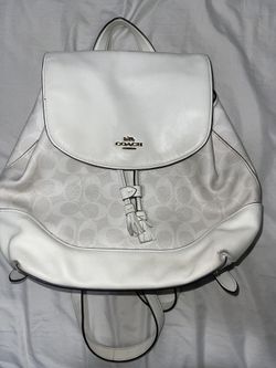 White Coach Backpack