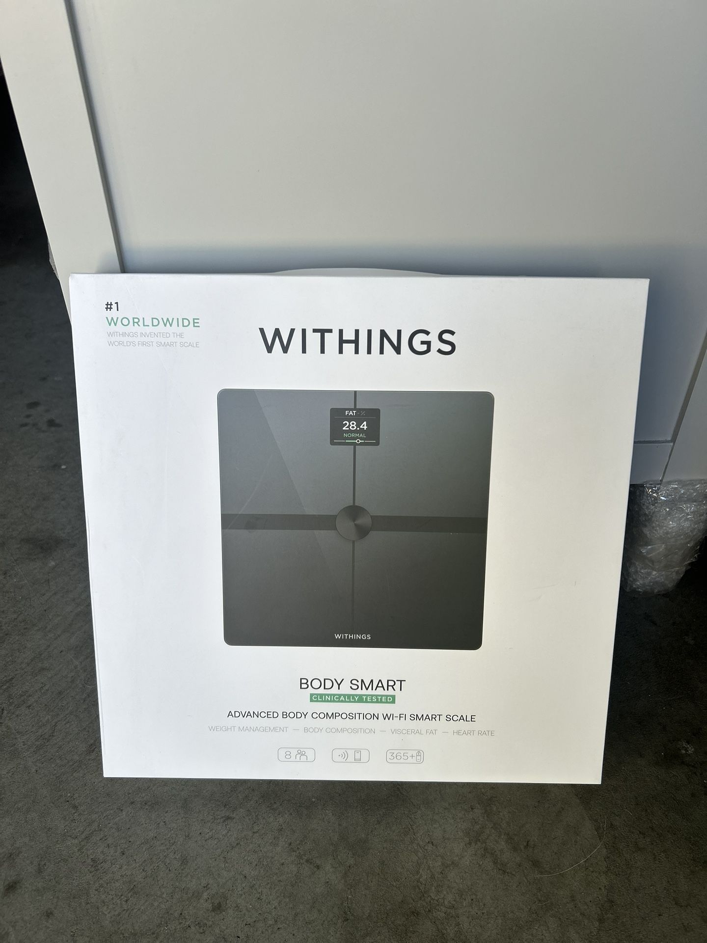 Body Smart Advanced Body Composition Smart Wi-Fi Scale - Black