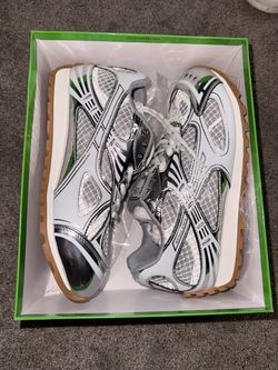 Silver sneakers