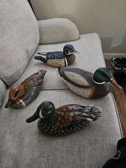 Hand Crafted Wooden Duck Decoys 