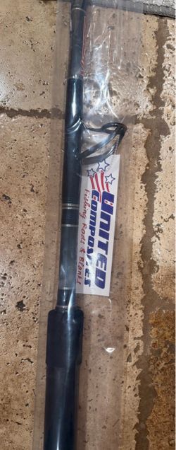 New United Composites RCX 76 Viper Railrod Fishing Rod 80-130 LB