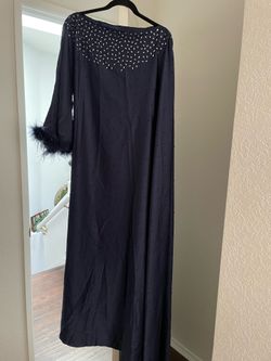 Beautiful maxi navy blue dress one size
