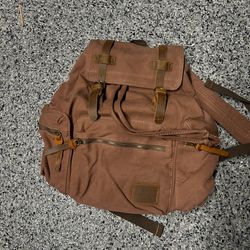 Brown backpack