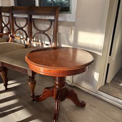 solid wood side table