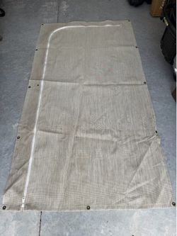 Sun Shade Privacy Screen with Grommets 90% Sunblock Shade Measurements are shown in pictures