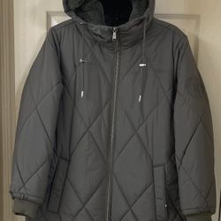 Tommy Hilfiger Men's Hooded Insulated Winter Puffer Jacket Size S