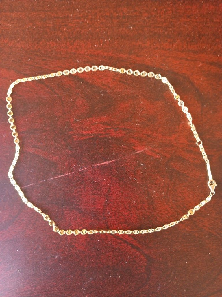 14K Gold Choker REAL