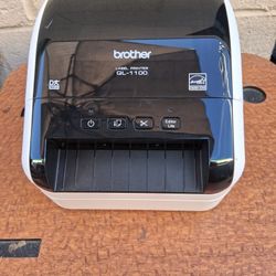 Brother QL-1100C Wide Format Professional Label Printer, 69 Labels/min Print Speed, 5.9 x 8.7 x 6.7
