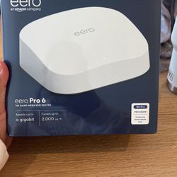WiFi Router- Eero Pro 6 