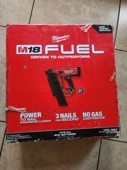 Milwaukee
M18 FUEL 3-1/2 in. 18-Volt 21-Degree Lithium-Ion Brushless Cordless Framing Nailer (Tool-Only)
