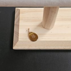 14k Gold Tiger Eye Pendant 