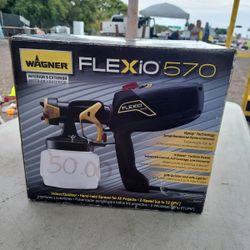 WAGNER FLEXIO 570 HANDHELD PAINT SPRAYER INDOOR AND OUT 