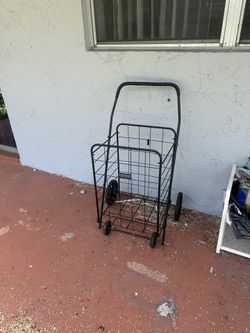 Foldable Grocery Shopping Cart Basket