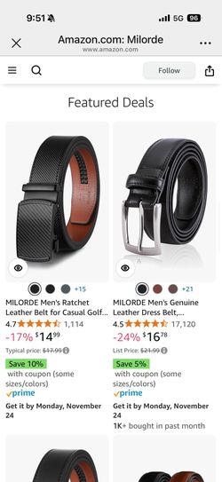 Wholesale Only Assorted Belts Mix Lot 200pcs Minimum – Leather Fabric Full-Grain Options $2 Each Amazon Top Seller Colors Sizes Variety