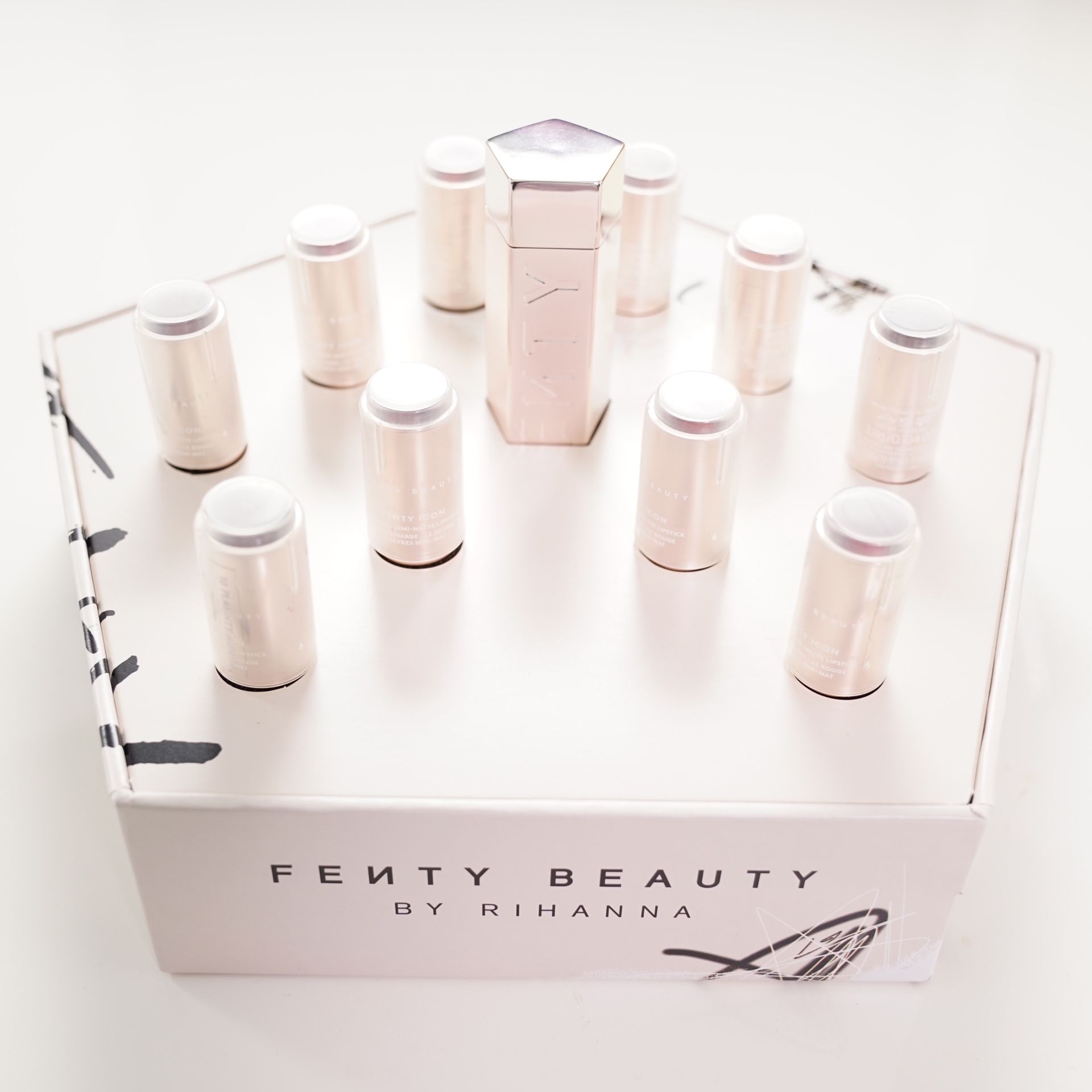 FENTY BEAUTY Fenty Icon The Fill: Semi Matte Refillable Lipsticks PR Box
