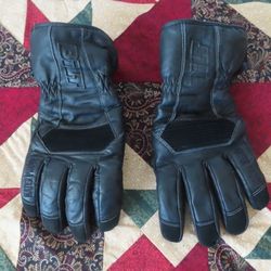 Bilt Motorcycle Gloves SZ 2XL Water Proof Black BGL39 Velcro Adjusted Leather