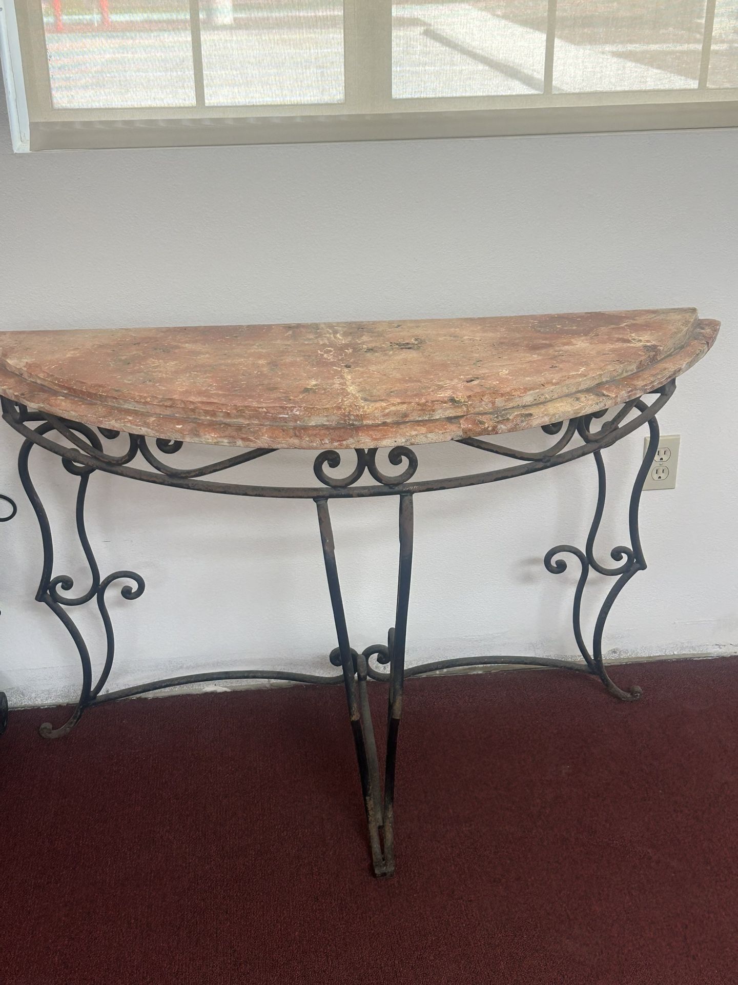 Antique Wrought Iron Table