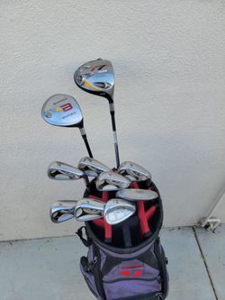 Taylormade R7 Golf Club Set Right Handed Stiff Flex W/TaylorMade Cart Bag