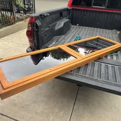 Portable Wooden Flea Market Display Case