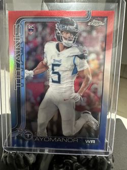 Elic Ayomanor NFL topps trading card