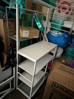 Compact Kitchen Shelving With Drawers