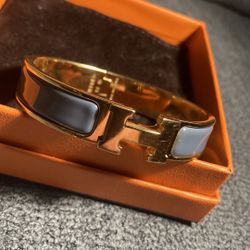 Hermes Gold Clic H Bracelet