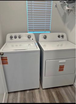 Six months, old washer and electric dryer