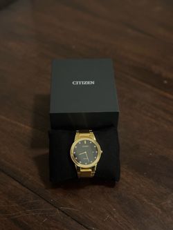 Citizen Eco-Drive Gold-Tone Men’s Watch | Solar Powered | Excellent Condition
