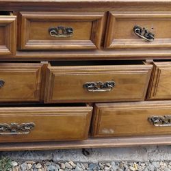 Large Wood Dresser